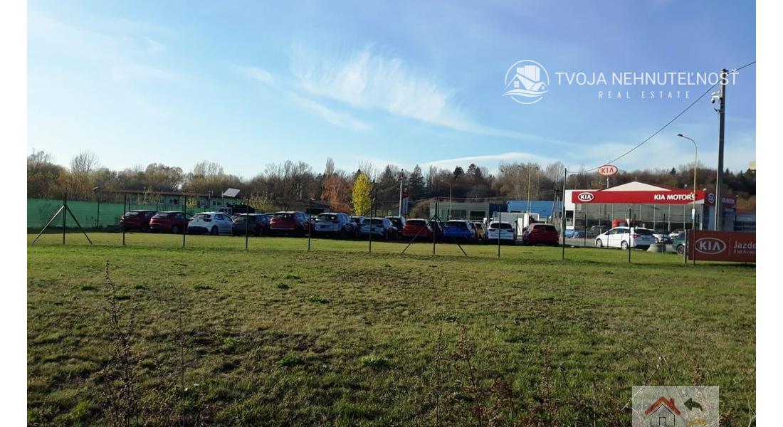 Prenájom pozemku 1400 m2, Pod Táborom, medzi autobazárom KIA a riekou Sekčov