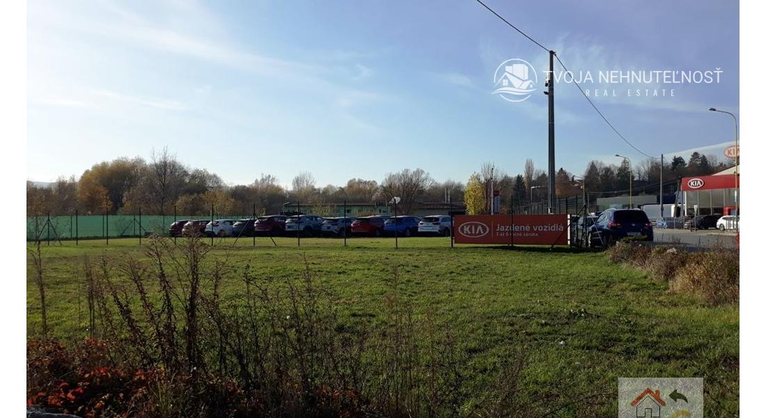 Prenájom pozemku 1400 m2, Pod Táborom, medzi autobazárom KIA a riekou Sekčov