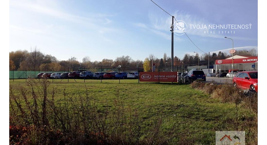 Prenájom pozemku 1400 m2, Pod Táborom, medzi autobazárom KIA a riekou Sekčov