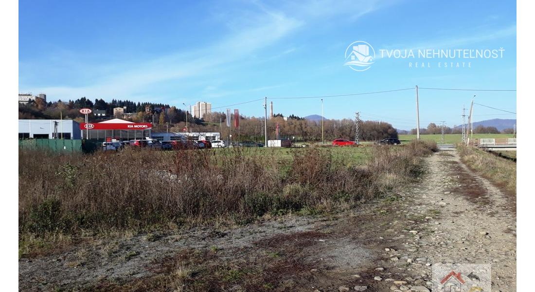 Prenájom pozemku 1400 m2, Pod Táborom, medzi autobazárom KIA a riekou Sekčov