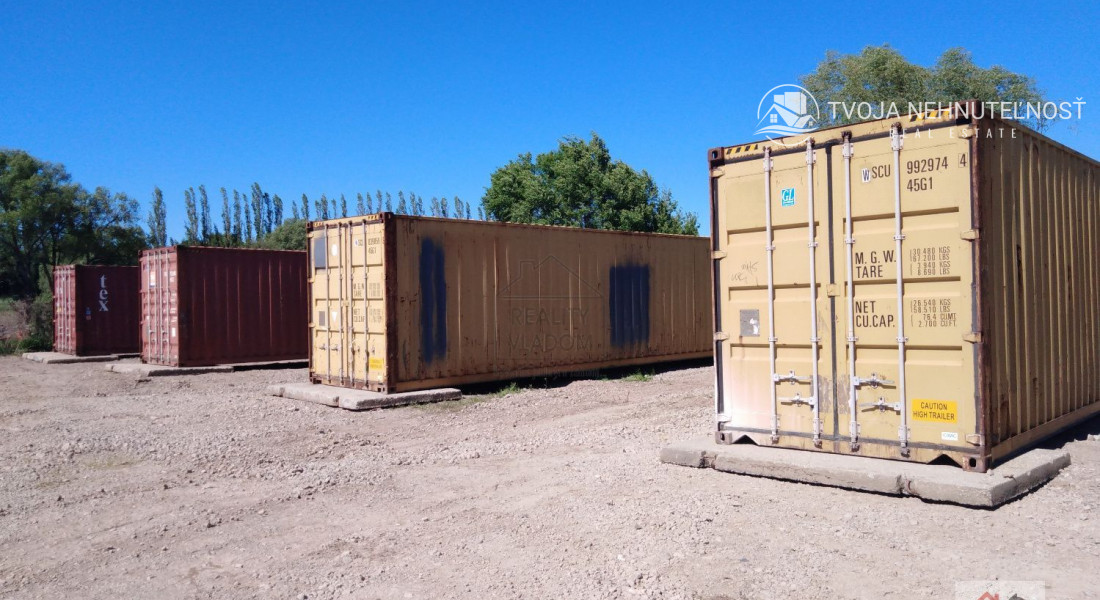 Lodný kontajner 40" HC, rozmer 12 x 2,5 x 2,7 m, ĽUBOTICE.