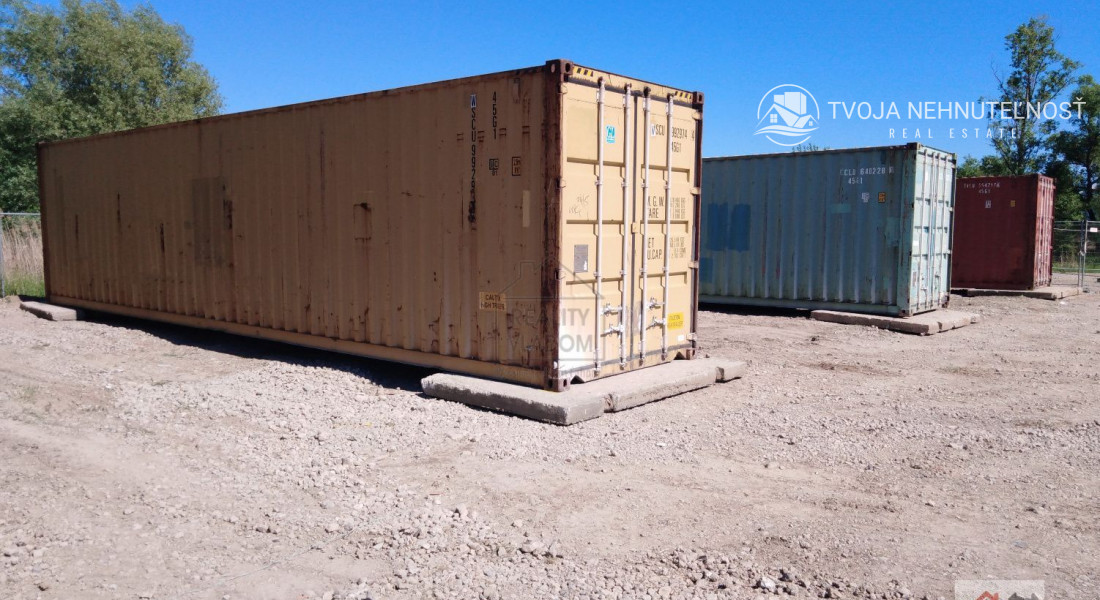 Lodný kontajner 40" HC, rozmer 12 x 2,5 x 2,7 m, ĽUBOTICE.