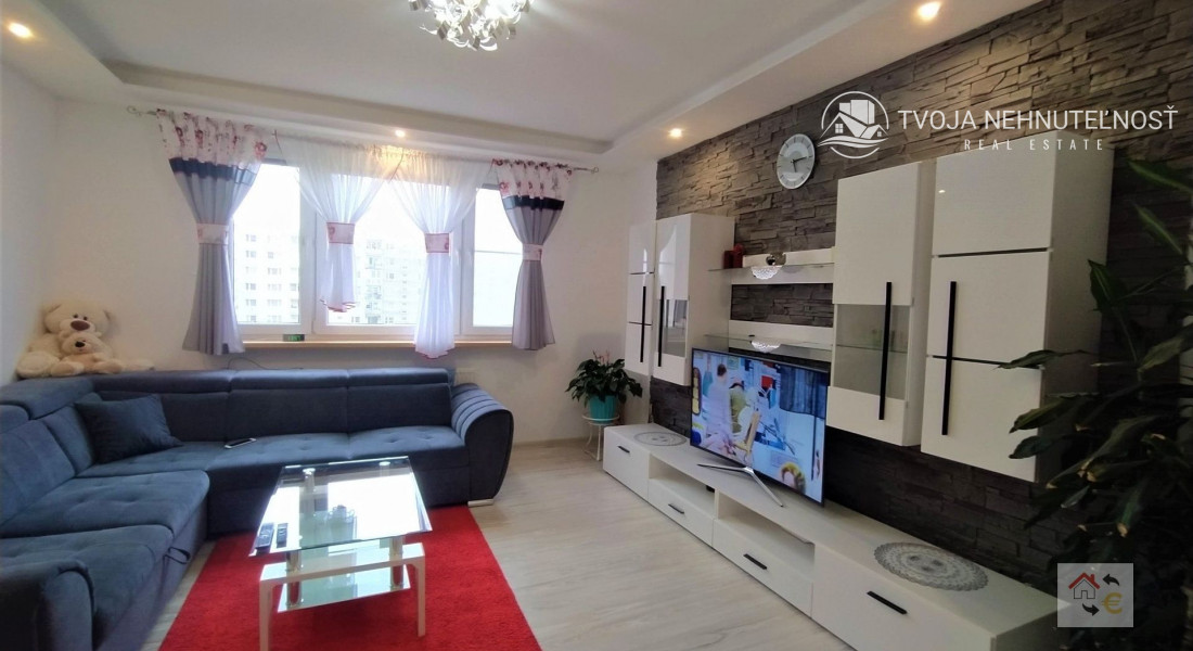 PRENAJATÝ DO 1.8.2025...Krásny 3 izbový byt kompletne zrekonštruovaný a zariadený byt pri OC MAX, Vihorlatská ulica