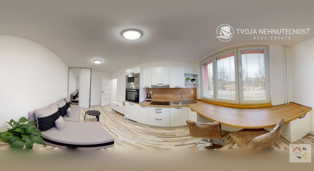 Prenajaté do 31.1.2026 - Luxusná garsónka s kompletným zariadením v top lokalite Sídliska 2