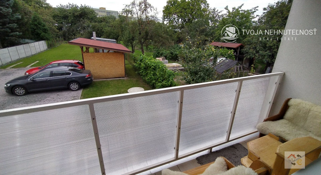 Prenajatá do 1.9.2024....garsónka s loggiou 24 m2 komplet rekonštrukcia, plne zariadená