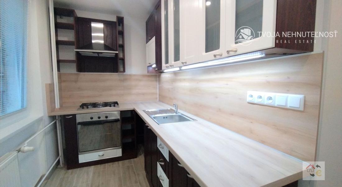 Prenajatý do 31.12.2025...2 izbový byt Levočská, Prešov, rekonštrukcia, čiastočne zariadený