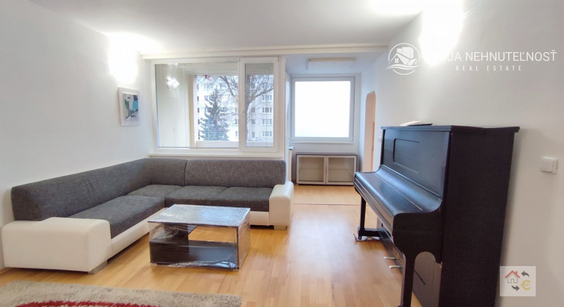 Krásny svetlý a vzdušný 3 izbový kompletne zariadený byt, plne vybavený s loggiou Tomášikova