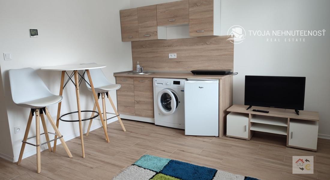 Prenajatá do 1.9.2026 - zariadená garsónka 20 m2 komplet rekonštrukcia
