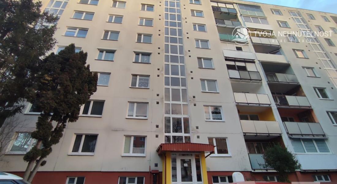 Prenajatý do 31.1.2024 .... útulný 2 izbový byt v top lokalite Sídliska 3, Tomášikova ulica