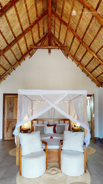 Zaria resort Zanzibar - dovolenkový prenájom bungalovu so záhradou pre dve osoby