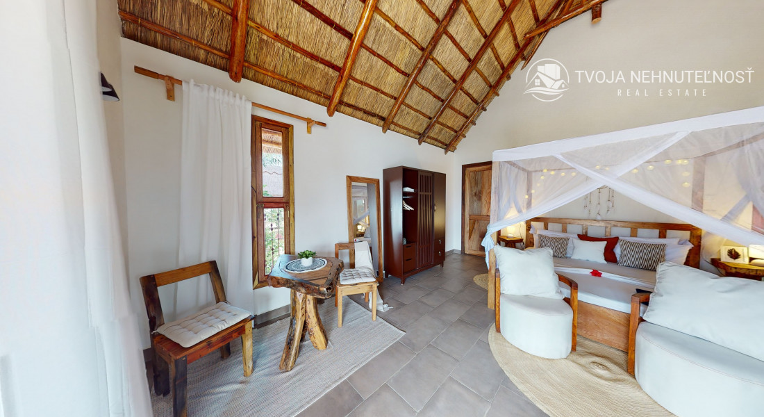 Zaria resort Zanzibar - dovolenkový prenájom bungalovu so záhradou pre dve osoby
