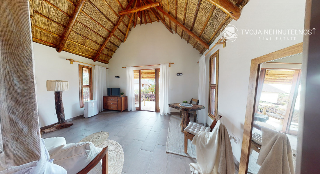 Zaria resort Zanzibar - dovolenkový prenájom bungalovu so záhradou pre dve osoby