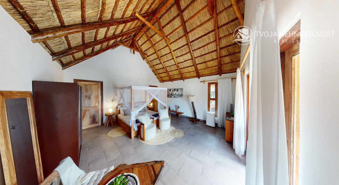Zaria resort Zanzibar - dovolenkový prenájom bungalovu so záhradou pre dve osoby