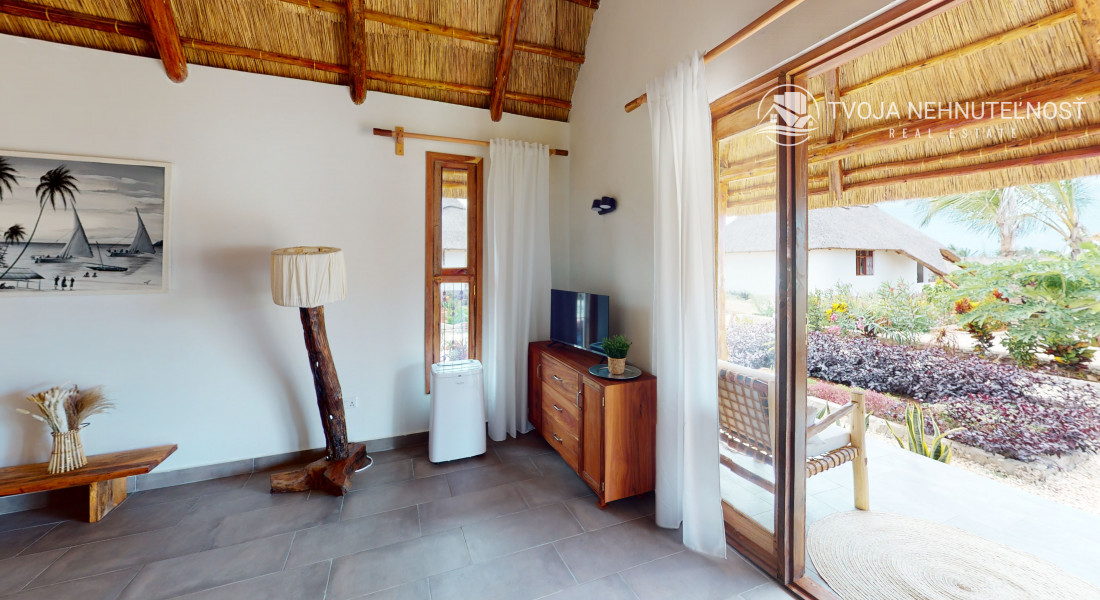 Zaria resort Zanzibar - dovolenkový prenájom bungalovu so záhradou pre dve osoby