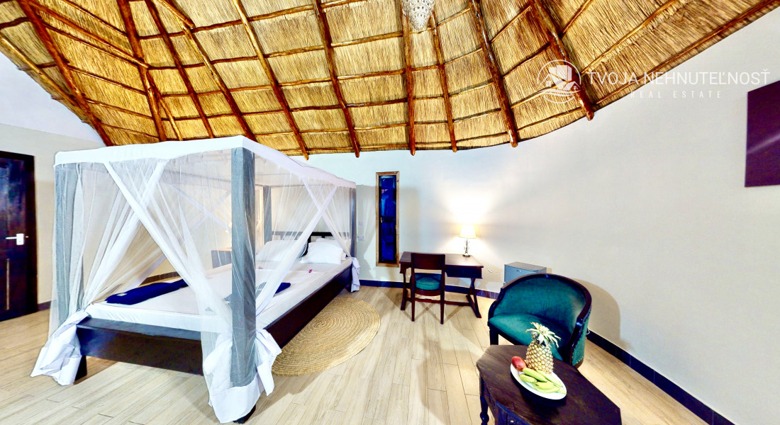 Zaria resort Zanzibar - dovolenkový prenájom bungalovu so záhradou pre pár D03