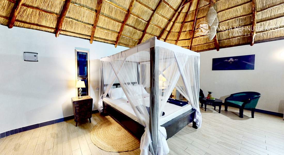 Zaria resort Zanzibar - dovolenkový prenájom bungalovu so záhradou pre pár D03