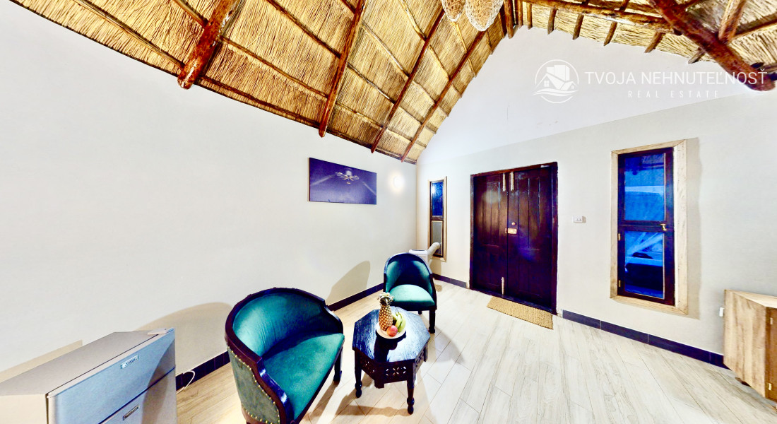 Zaria resort Zanzibar - dovolenkový prenájom bungalovu so záhradou pre pár D03
