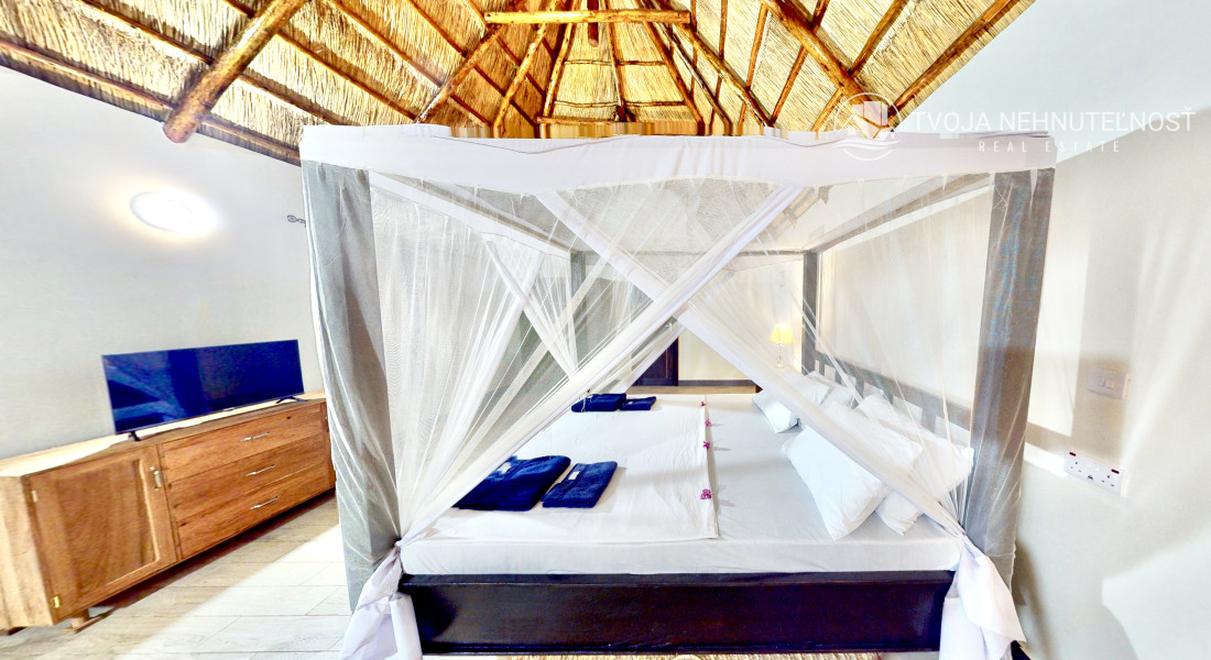 Zaria resort Zanzibar - dovolenkový prenájom bungalovu so záhradou pre pár D03