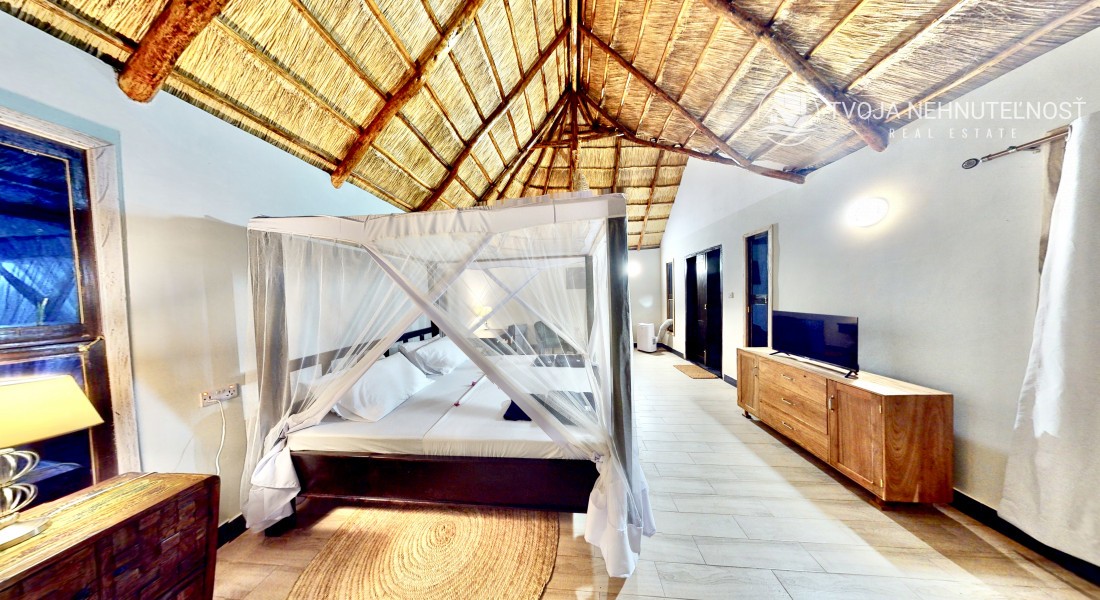 Zaria resort Zanzibar - dovolenkový prenájom bungalovu so záhradou pre pár D03