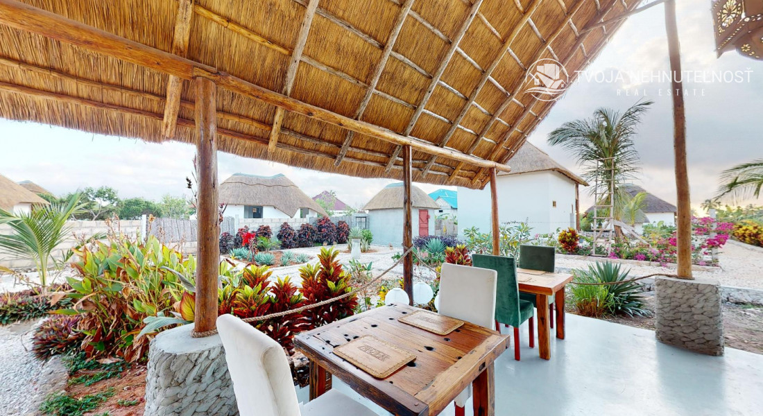 Zaria resort Zanzibar - dovolenkový prenájom bungalovu so záhradou pre pár D03
