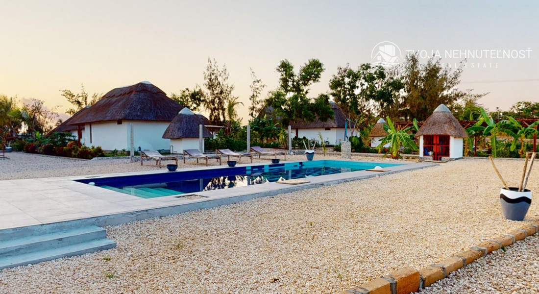 Zaria resort Zanzibar - dovolenkový prenájom bungalovu so záhradou pre pár D03