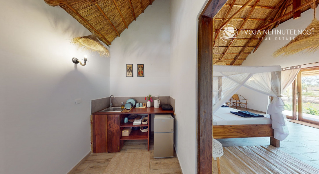 Zaria resort Zanzibar - dovolenkový prenájom bungalovu so záhradou pre romantický pár D05