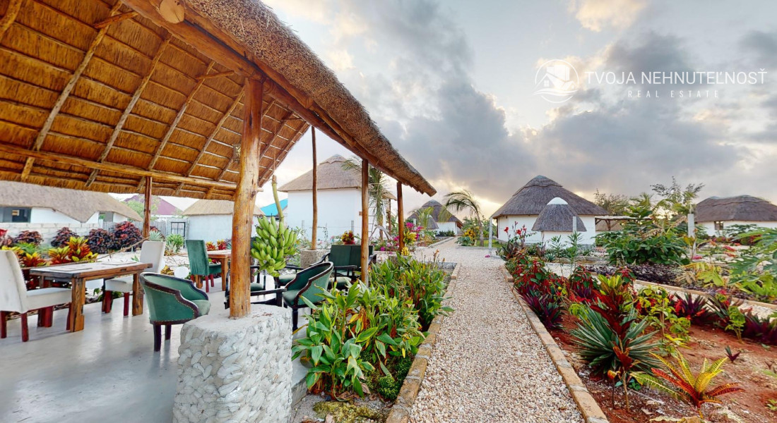 Zaria resort Zanzibar - dovolenkový prenájom bungalovu so záhradou pre romantický pár D05