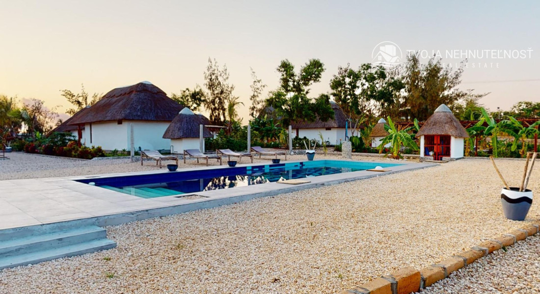 Zaria resort Zanzibar - dovolenkový prenájom bungalovu so záhradou pre romantický pár D05