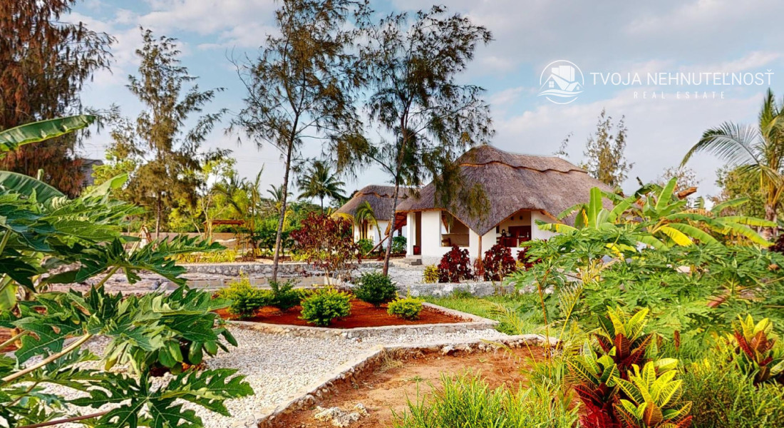 Zaria resort Zanzibar - dovolenkový prenájom bungalovu so záhradou pre romantický pár D05