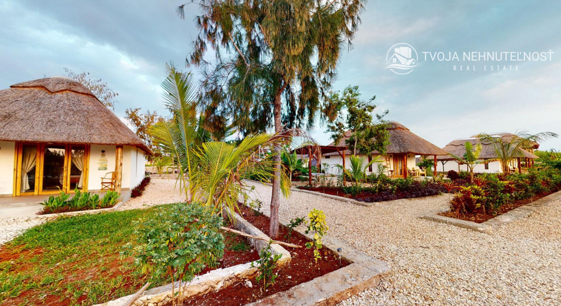 Zaria resort Zanzibar - dovolenkový prenájom bungalovu so záhradou pre pár D03