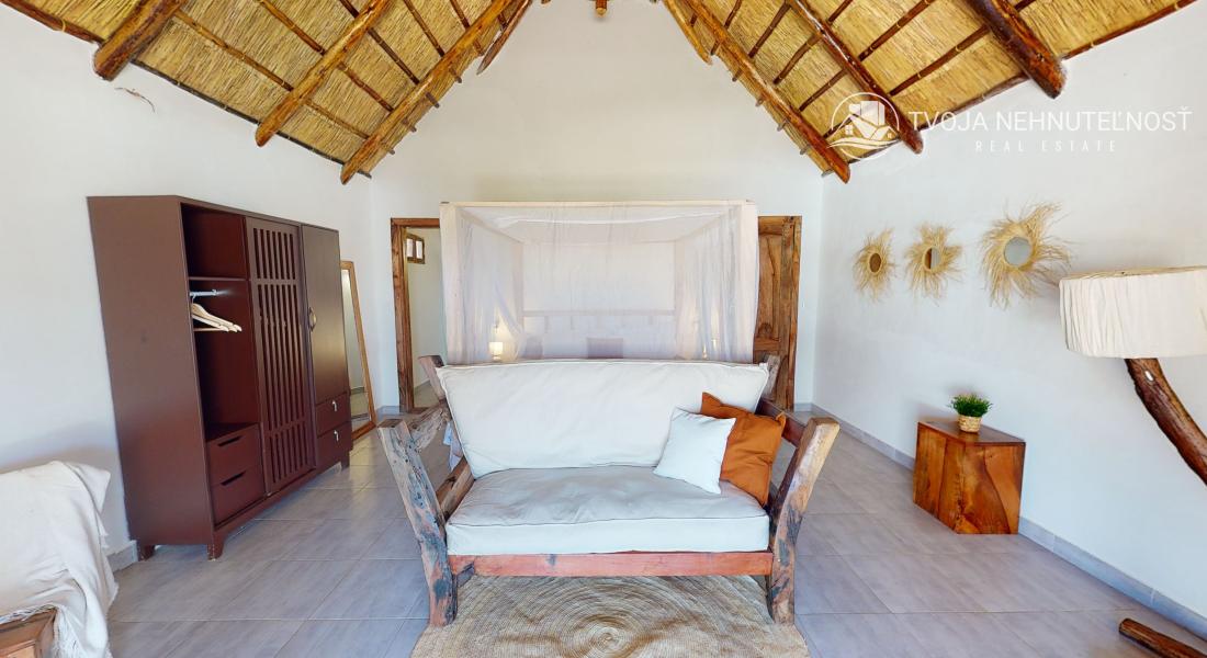 Zaria resort Zanzibar - dovolenkový prenájom bungalovu so záhradou pre dve osoby D07