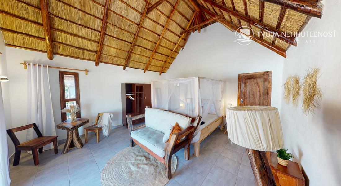 Zaria resort Zanzibar - dovolenkový prenájom bungalovu so záhradou pre dve osoby D07