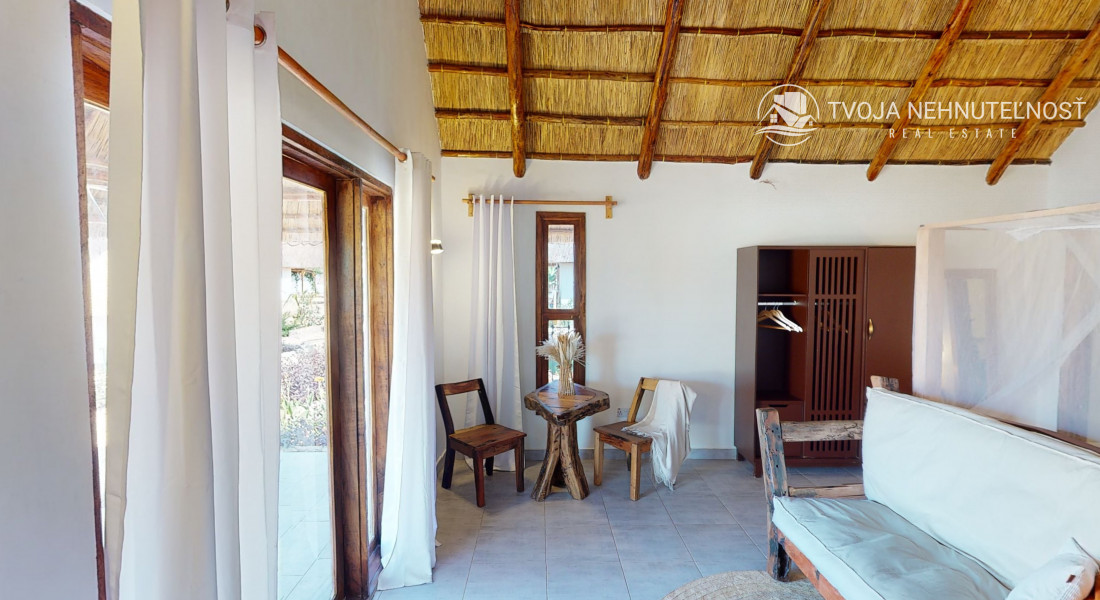 Zaria resort Zanzibar - dovolenkový prenájom bungalovu so záhradou pre dve osoby D07