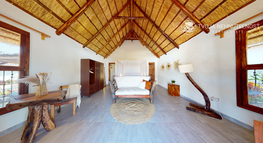Zaria resort Zanzibar - dovolenkový prenájom bungalovu so záhradou pre dve osoby D07