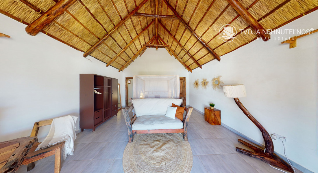 Zaria resort Zanzibar - dovolenkový prenájom bungalovu so záhradou pre dve osoby D07