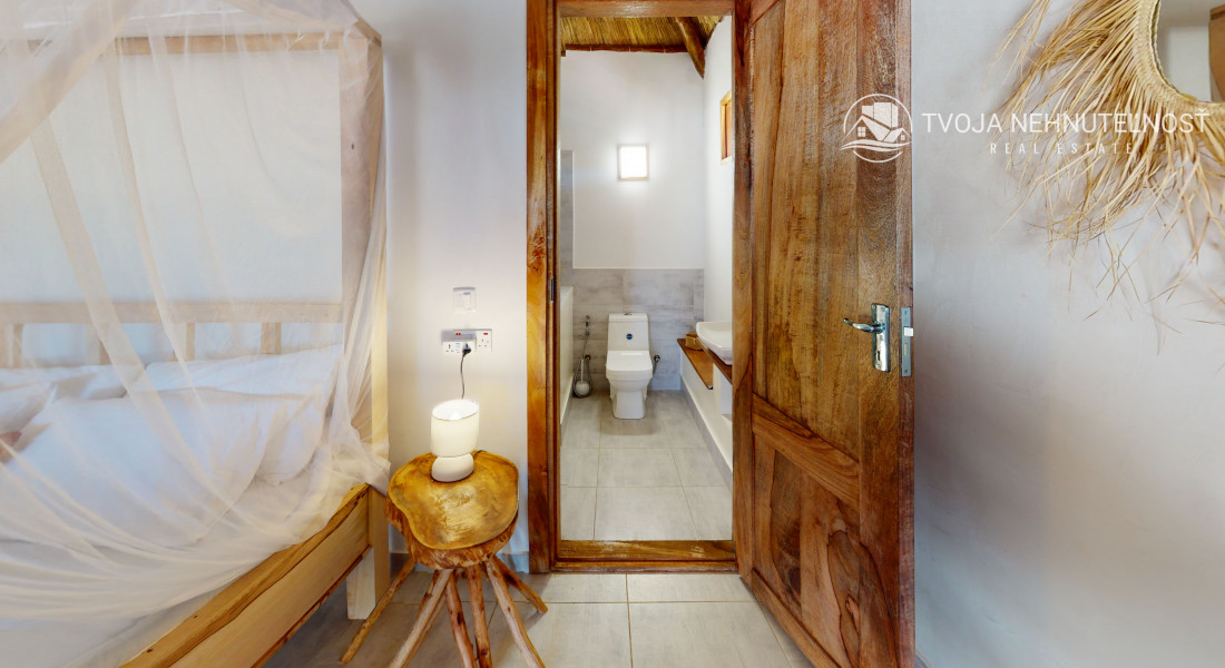 Zaria resort Zanzibar - dovolenkový prenájom bungalovu so záhradou pre dve osoby D07