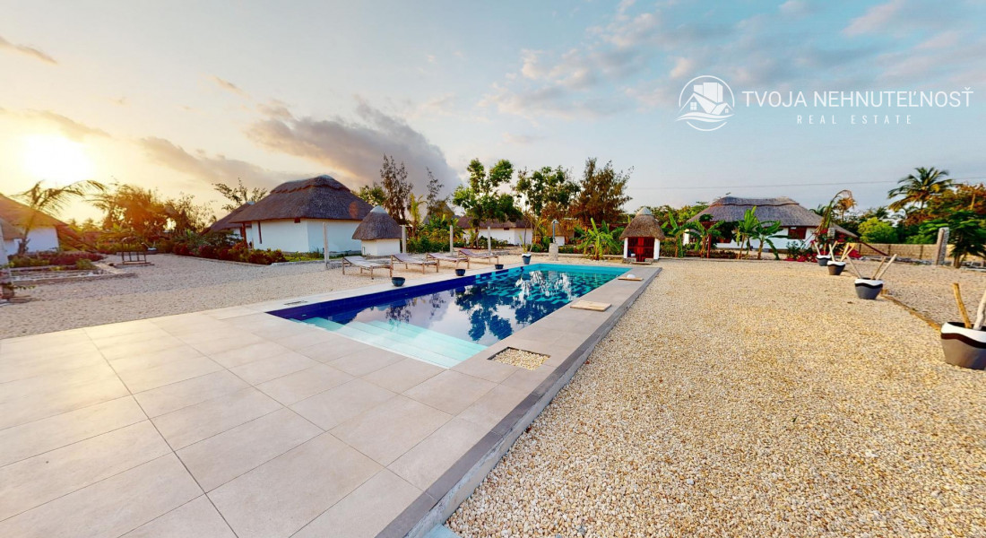 Zaria resort Zanzibar - dovolenkový prenájom bungalovu so záhradou pre dve osoby D07