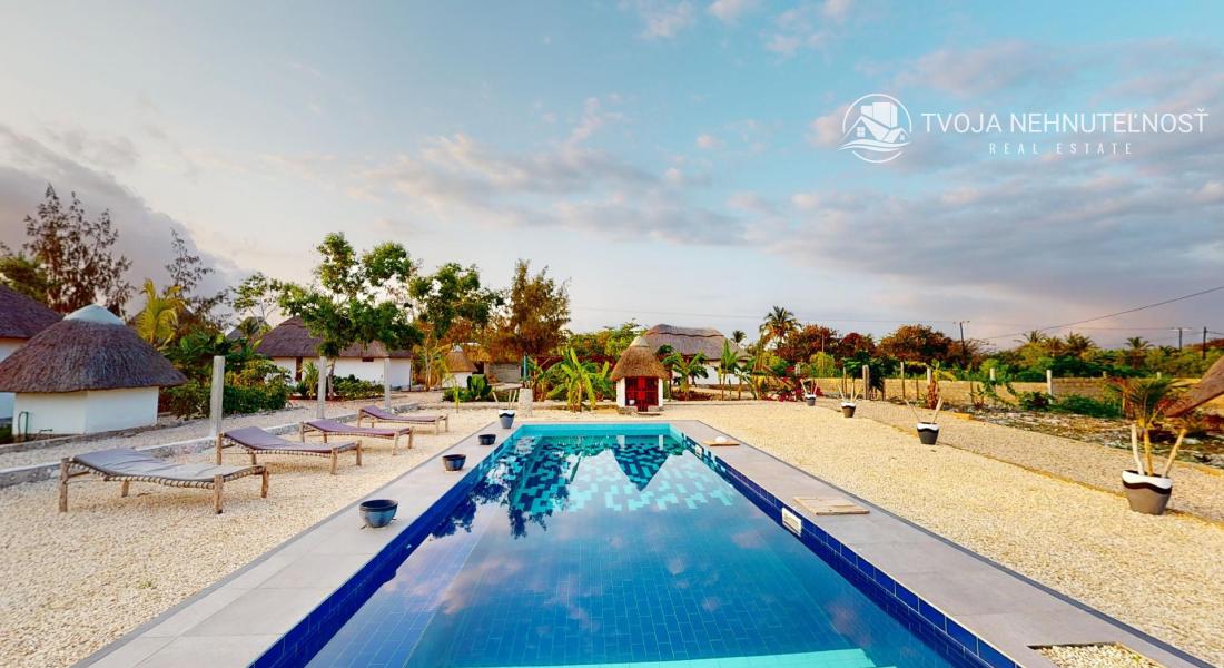 Zaria resort Zanzibar - dovolenkový prenájom bungalovu so záhradou pre dve osoby D07