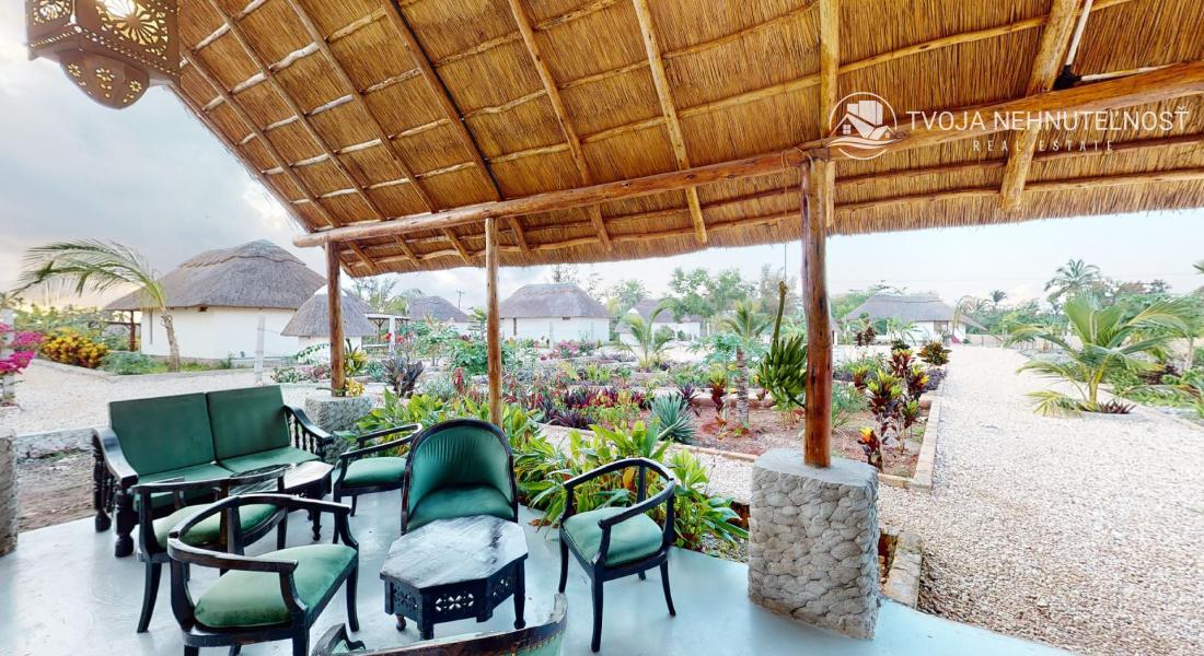 Zaria resort Zanzibar - dovolenkový prenájom bungalovu so záhradou pre dve osoby D07