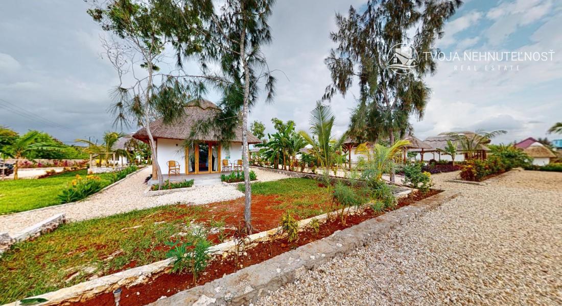 Zaria resort Zanzibar - dovolenkový prenájom bungalovu so záhradou pre dve osoby D07