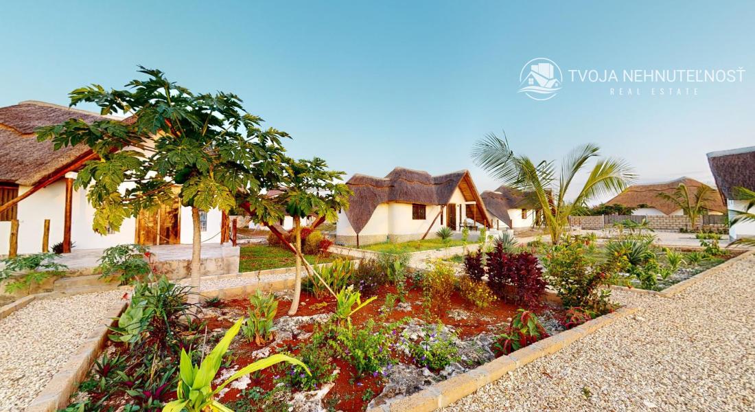 Zaria resort Zanzibar - dovolenkový prenájom bungalovu so záhradou pre dve osoby D07