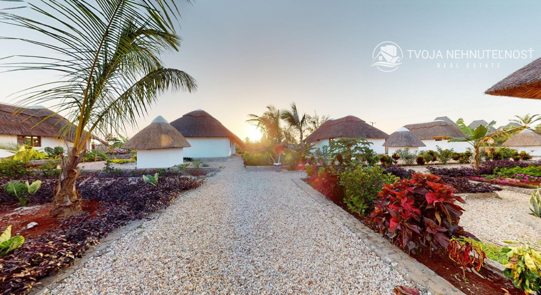 Zaria resort Zanzibar - dovolenkový prenájom bungalovu so záhradou pre dve osoby D07