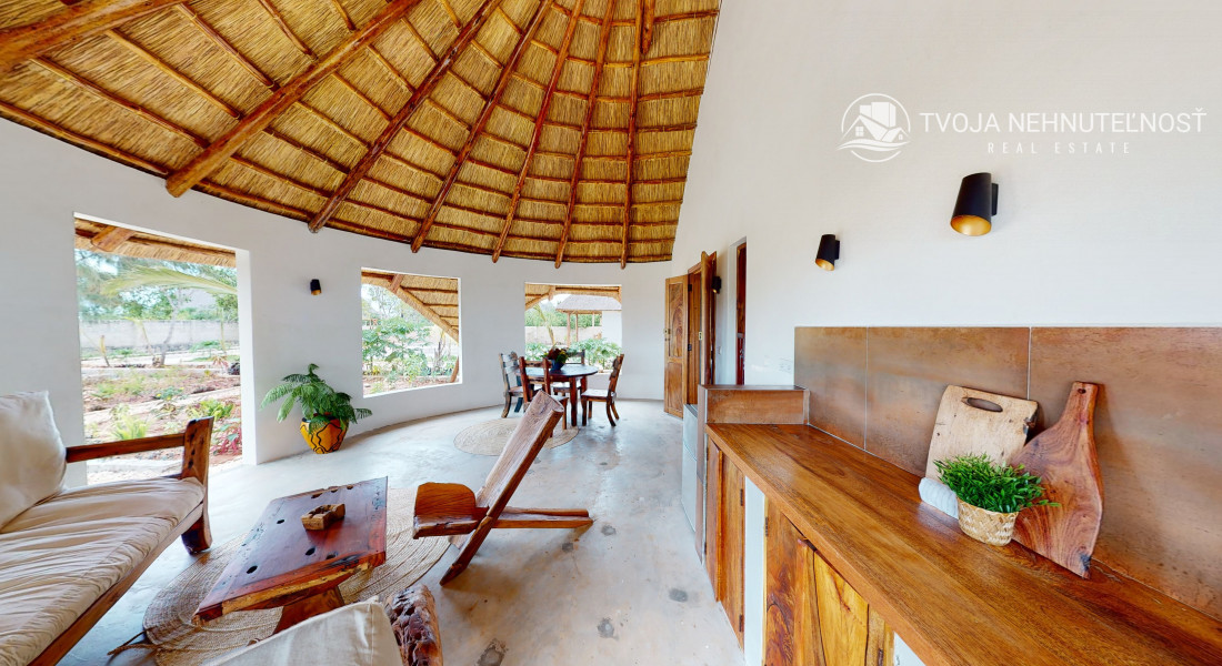 Zaria resort Zanzibar - dovolenkový prenájom bungalovu s dvomi spálňami a záhradou pre dva páry D10
