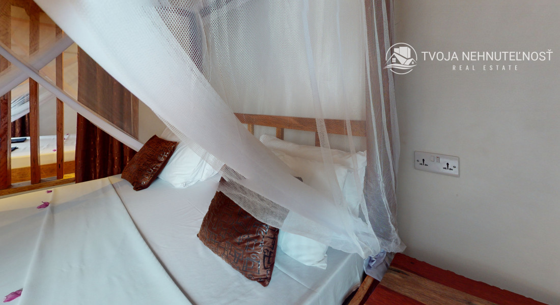 Zaria resort Zanzibar - dovolenkový prenájom bungalovu s dvomi spálňami a záhradou pre dva páry D10