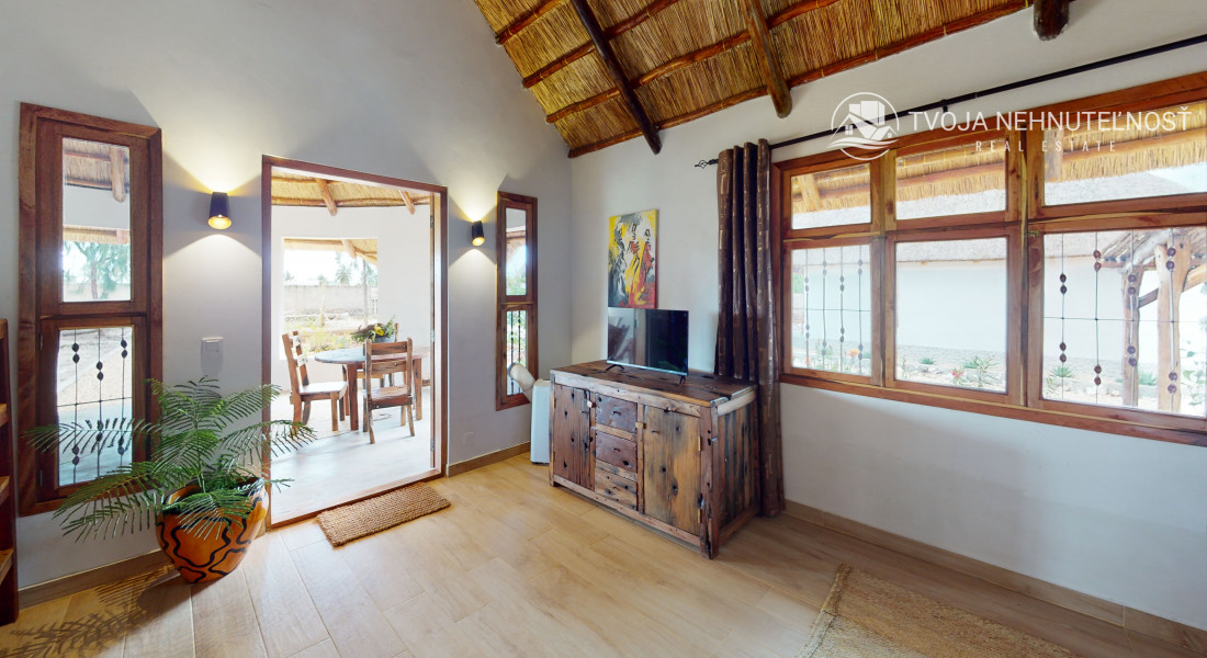 Zaria resort Zanzibar - dovolenkový prenájom bungalovu s dvomi spálňami a záhradou pre dva páry D10