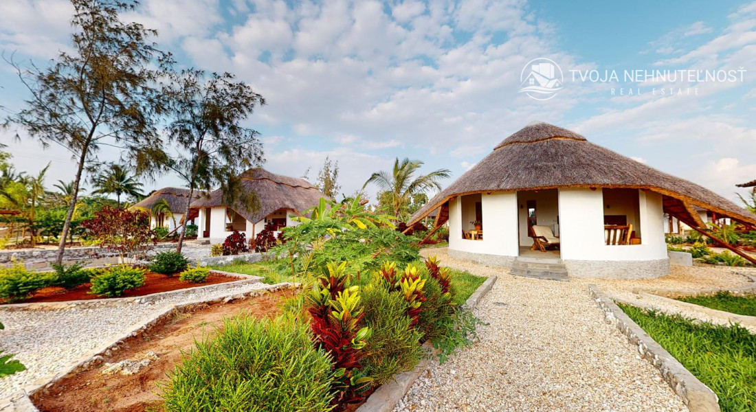 Zaria resort Zanzibar - dovolenkový prenájom bungalovu s dvomi spálňami a záhradou pre dva páry D10