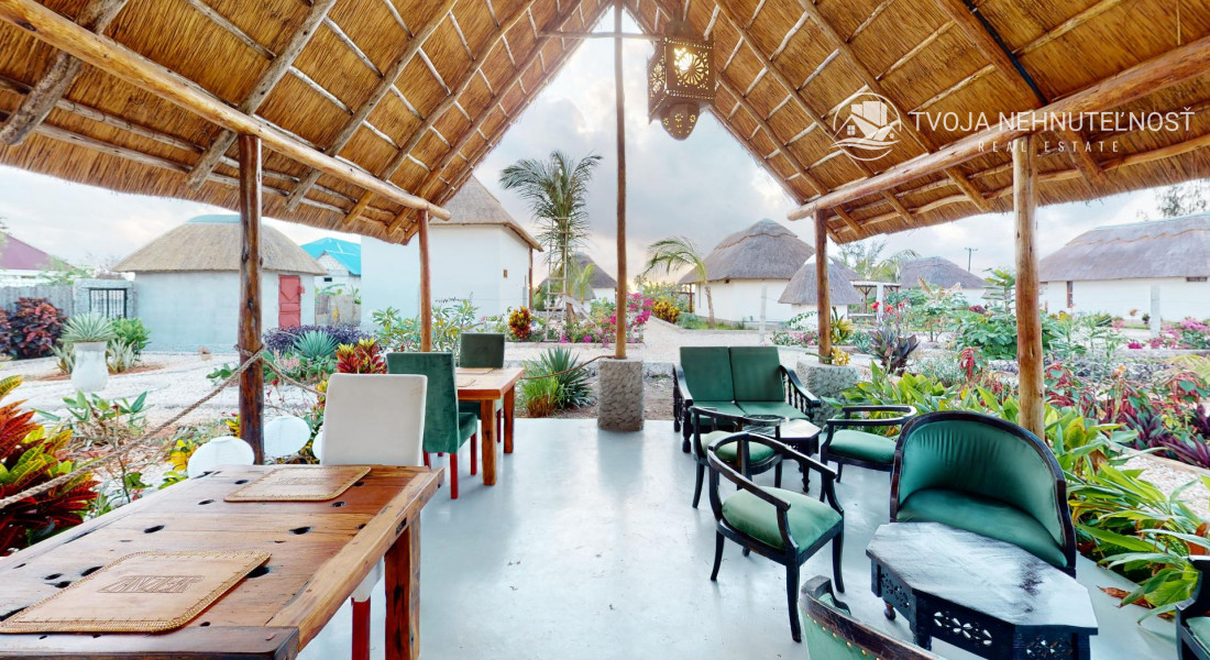 Zaria resort Zanzibar - dovolenkový prenájom bungalovu s dvomi spálňami a záhradou pre dva páry D10