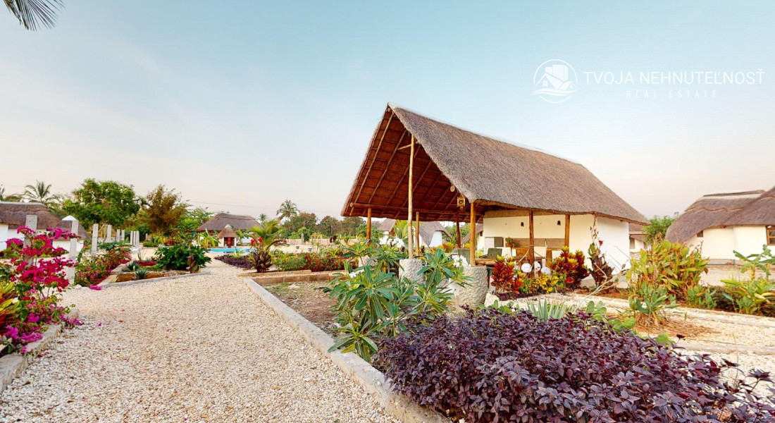 Zaria resort Zanzibar - dovolenkový prenájom bungalovu s dvomi spálňami a záhradou pre dva páry D10