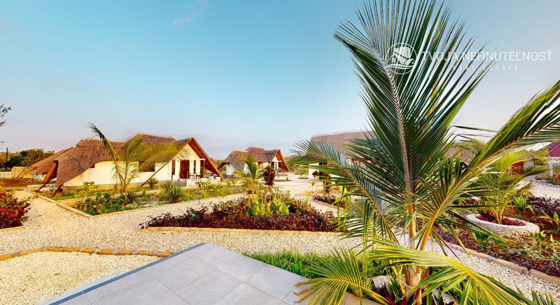 Zaria resort Zanzibar - luxusný poschodový dom, balkón s výhľadom na more a záhradou pre dve osoby D08
