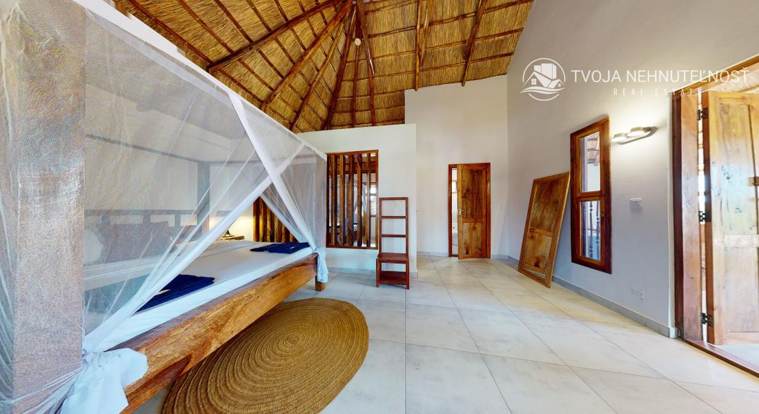 Zaria resort Zanzibar - dovolenkový prenájom bungalovu s dvomi spálňami a záhradou pre 2 páry D11